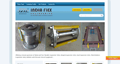 Desktop Screenshot of indiaflexbellows.com