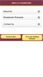Mobile Screenshot of indiaflexbellows.com